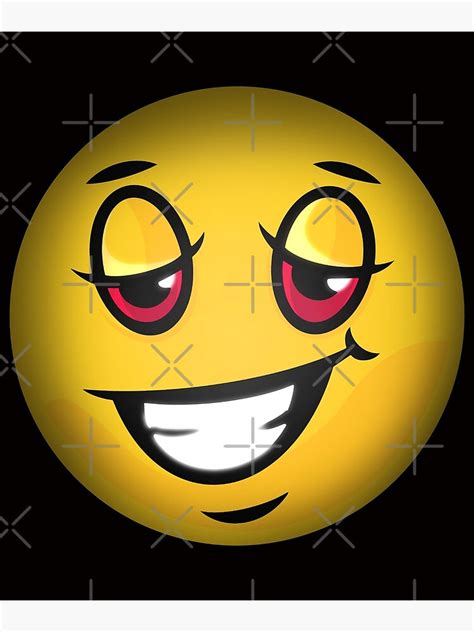 "Smiling emoji sticker " Poster for Sale by Graf1986 | Redbubble