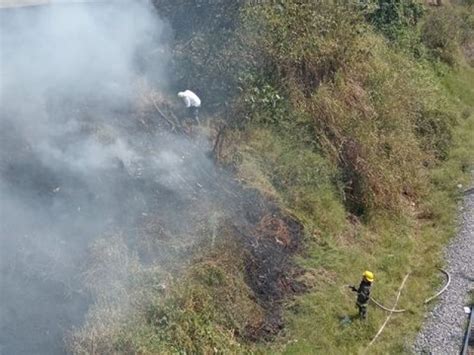 Se Registra Incendio De Pastizal En Xalapa