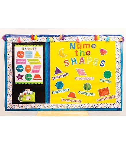 World Of Eric Carle 32 Piece Shapes Mini Bulletin Board Set Eric Carle