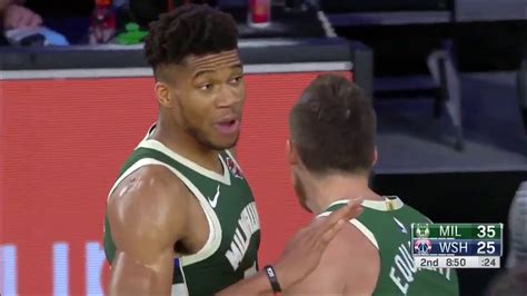 Giannis Antetokounmpo Gets Ejected After Headbutting Mo Wagner Bucks Vs Wizards Youtube