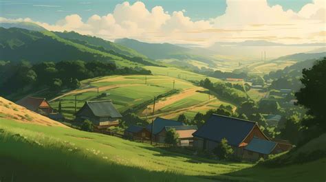 Anime Village Stock Photos, Images and Backgrounds for Free Download