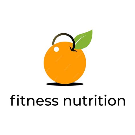 Premium Vector Fitness Nutrition Logo Design Fitness Healthy Food