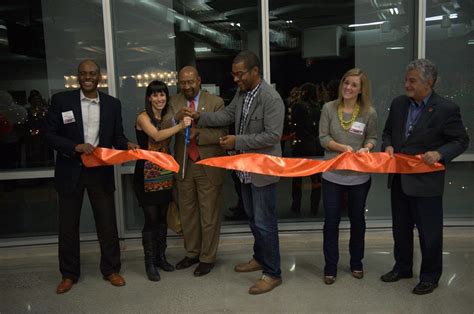 Mayor Nutter cut the ribbon at SEER Interactive's jaw-dropping new