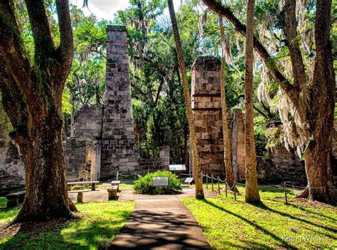 Bulow Plantation Ruins Historic State Park Florida By Kathy Weaver