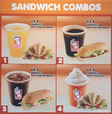 Selalu Diperbarui Menu Dunkin Donuts Buah Batu Bandung