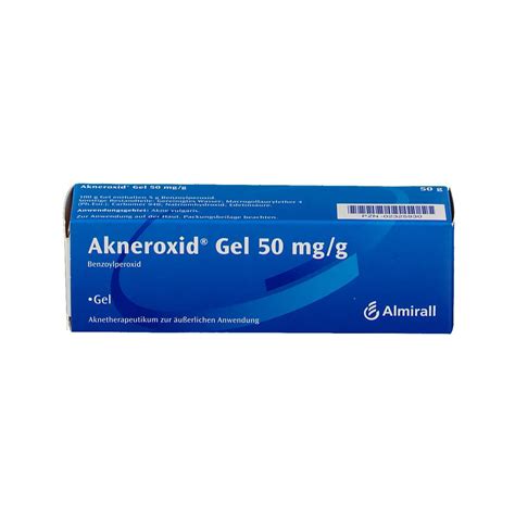 Akneroxid Gel 5 Peroxid De Benzoil 50g Tratament Acnee