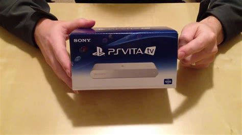 Playstation Vita Tv Unboxing Sony S Tiny Microconsole Youtube