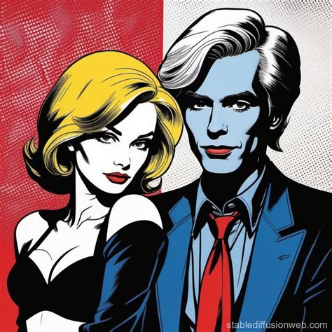 Comparison Of Andy Warhol And Roy Lichtenstein Stable Diffusion Online