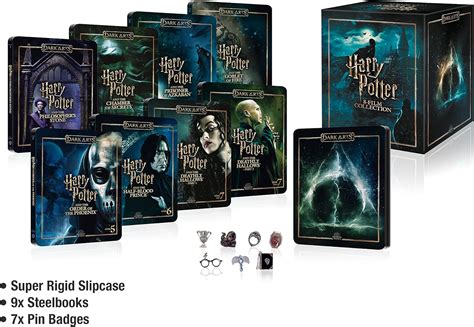 Harry Potter Dark Arts Steelbook Collection 4K Ultra HD DVD Et Blu