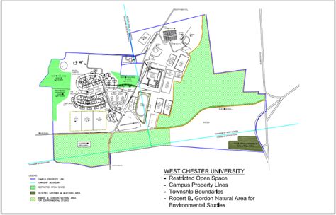 West Chester University Campus Map