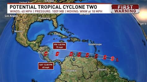 New Developments In The Tropics As Potential Tropical Cyclone 2 Forms