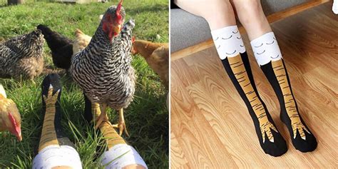 These Chicken Leg Socks Will Make You Look Clucking Hilarious