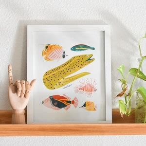 Hawaiian Fish Art Print, Hawaii Art, Marine Life Art, Fish Print ...