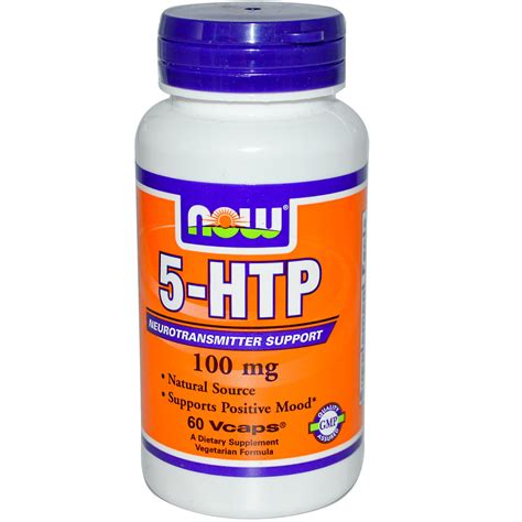 Купить 5 HTP 100 mg от NOW 60 капс в Минске Витамины и минералы NOW