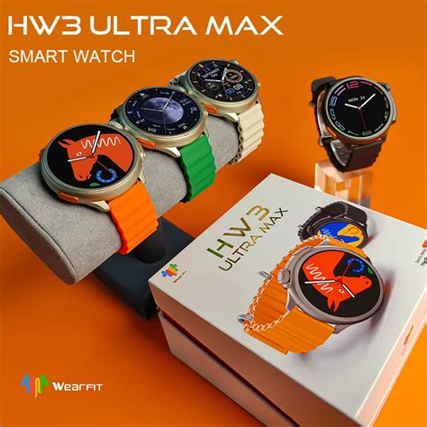 HW3 Ultra Max Smart Watch Men 2023 New Round Watch Waterproof Watches