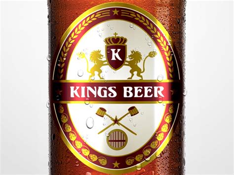 Kings Beer Bottle Design By Communication Agency On Dribbble