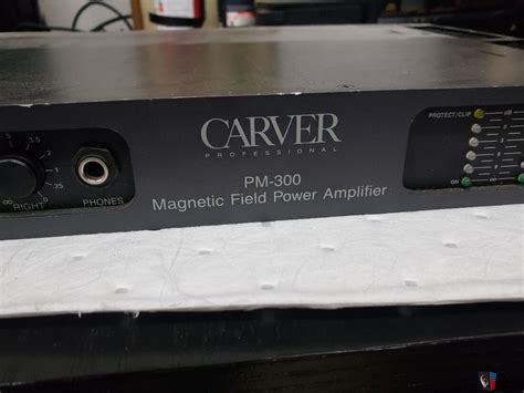 Carver Pm 300 1 Rack Space 300 Watt Amplifier Photo 4839428 Uk Audio