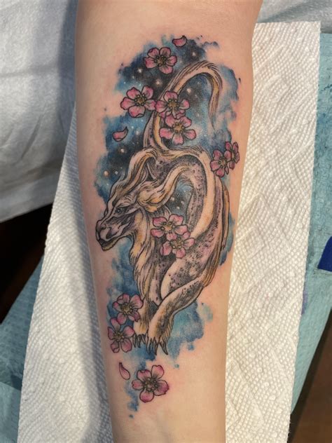 Falkor tattoo by Rachel at True Blue Tattoo in Austin, TX : r/tattoos