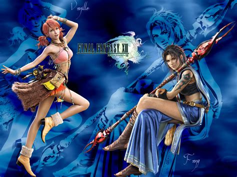 Fang And Vanille Final Fantasy Xiii Wallpaper 16267616 Fanpop