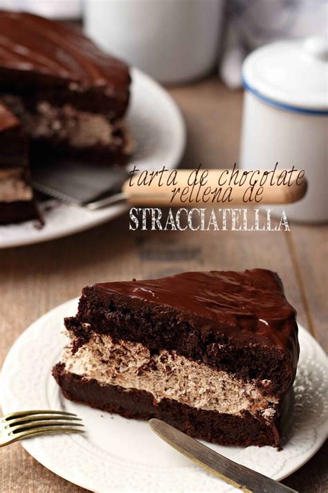 Receta De Tarta De Chocolate Rellena De Stracciatella