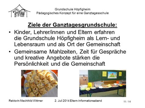 Grundschule H Pfigheim P Dagogisches Konzept F R Eine Ganztagesschule