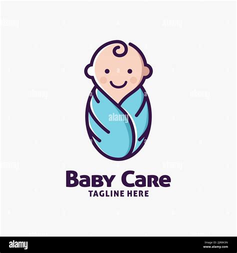 Baby care logo design Stock Vector Image & Art - Alamy