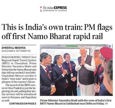 This Is Indias Own Train Pm Flags Off First Namo Bharat Rapid Rail