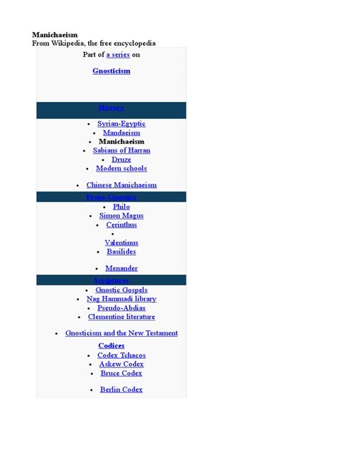 Manichaeism | PDF | Abrahamic Religions | Ancient Mediterranean Religions