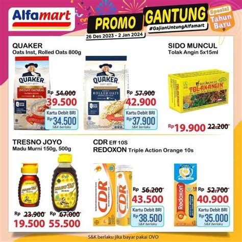 Promo JSM Alfamart Sampai 2 Januari 2024 Harga Spesial Tahun Baru