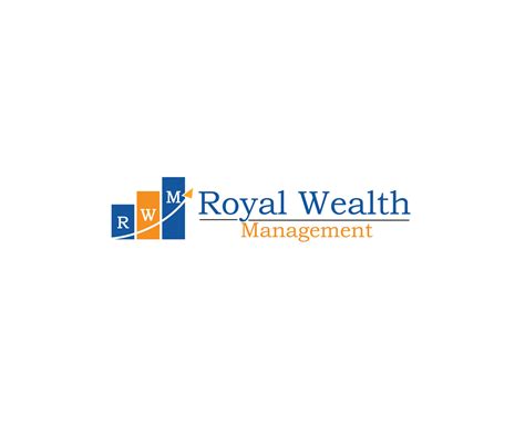 Professional Elegant Financial Service Logo Design For Royal Wealth