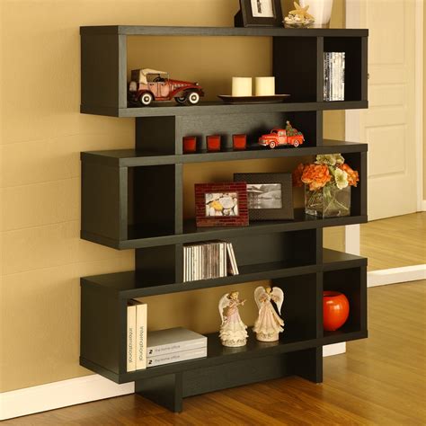 Enitial Lab Black 8 Shelf Bookcase At