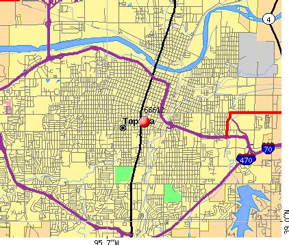 Topeka Zip Code Map - Map Of Florida