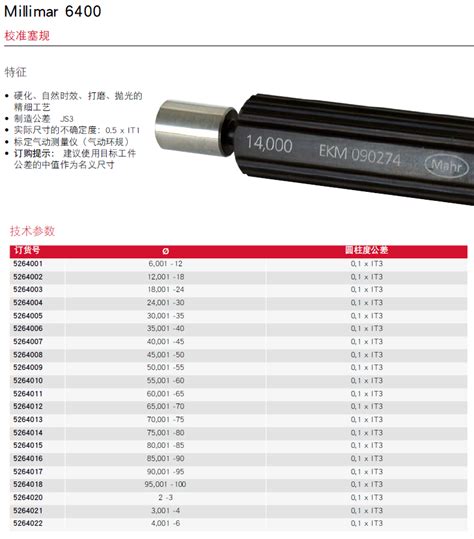 德国mahr马尔高精度millimar 6400校准塞规6107s校对环规 深圳市仞铢精密量仪有限公司 精密测量专家 仞铢精密量仪