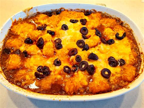 Tater Tot Enchilada Bake Dads Cookin