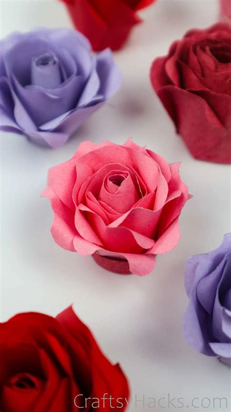 How To Make Paper Roses Step By Step With Pictures