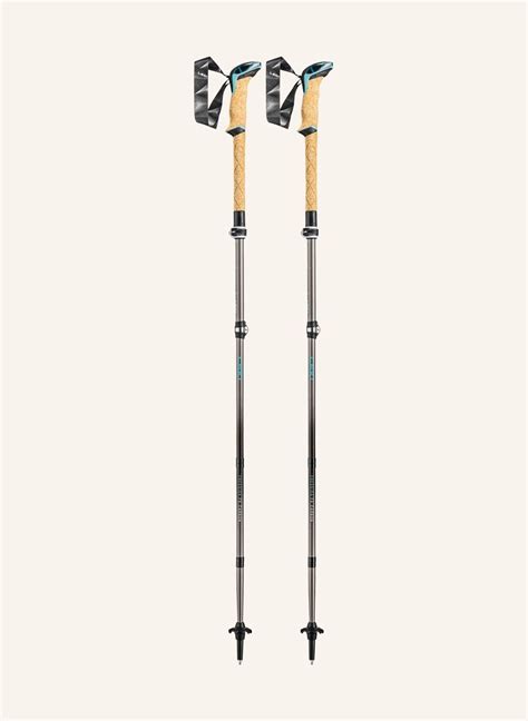 Leki Trekkingst Cke Cressida Fx Carbon In Hellbraun Schwarz Hellgrau