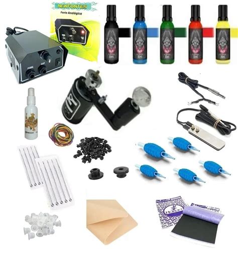 Kit Tatuagem Tattoo Eclipse Platinum Profissional Completo Caverna