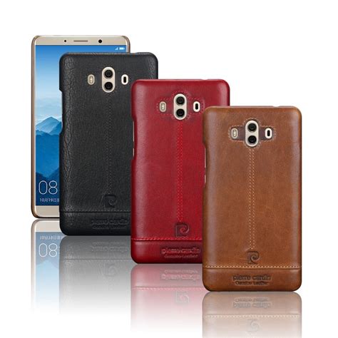 Para Huawei Mate Nueva Funda Trasera Dura De Estilo Cl Sico De Cuero