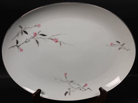 14 14 Serving Platter In The Cherry Blossom Pattern By Fine China