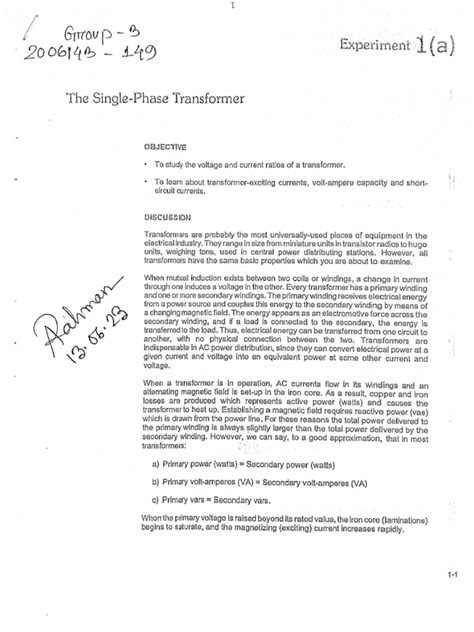 Transformer | PDF 