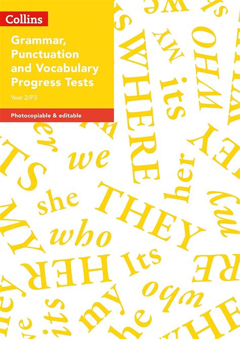 Year 2 P3 Grammar Punctuation And Vocabulary Progress Tests Snashall Sarah 9780008333621