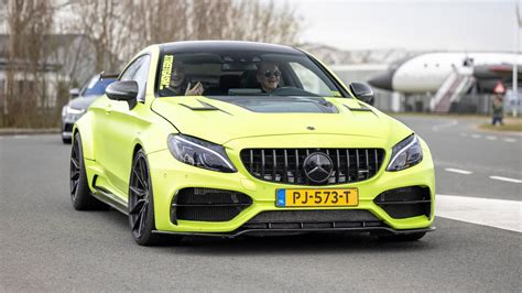 700HP Widebody Mercedes C63 S AMG Coupe With Straight Pipes LOUD