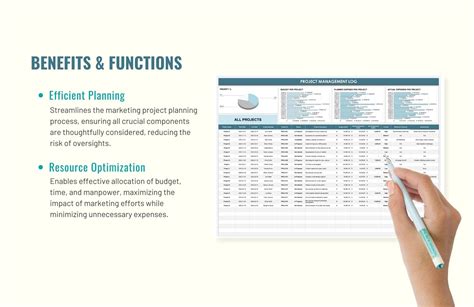 Project Management Log Template in Excel, Google Sheets - Download | Template.net