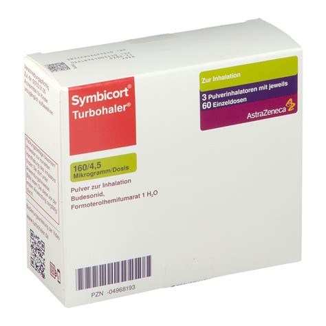 Symbicort® Turbohaler 160 4 5 µg Dosis 60ed 3 St Mit Dem E Rezept Kaufen Shop Apotheke