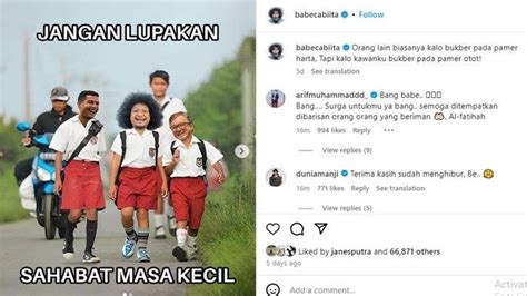 5 Hari Sebelum Meninggal Dunia Babe Cabita Sempat Tulis Nasihat Pilu