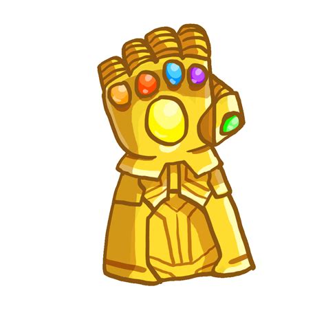 Nerdy Views Infinity Gauntlet Keychain