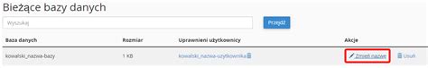 Jak Edytowa Baz Danych Mysql W Cpanel Domenomania Pl