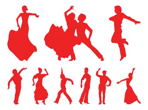 Flamenco Dancer Silhouette Clip Art