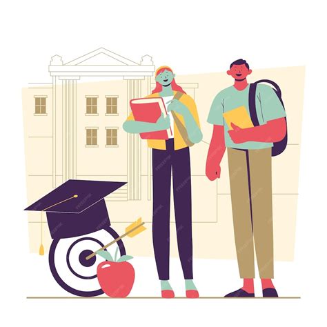 Premium Vector College Students Concept