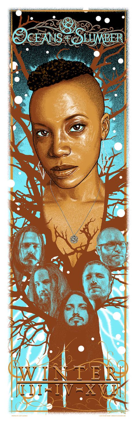 Inside The Rock Poster Frame Blog Kyler Sharp Oceans Of Slumber Winter